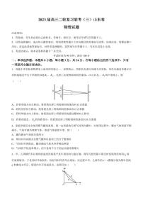 2023届山东省聊城市百师联盟高三下学期模拟预测物理试题（含答案详解）