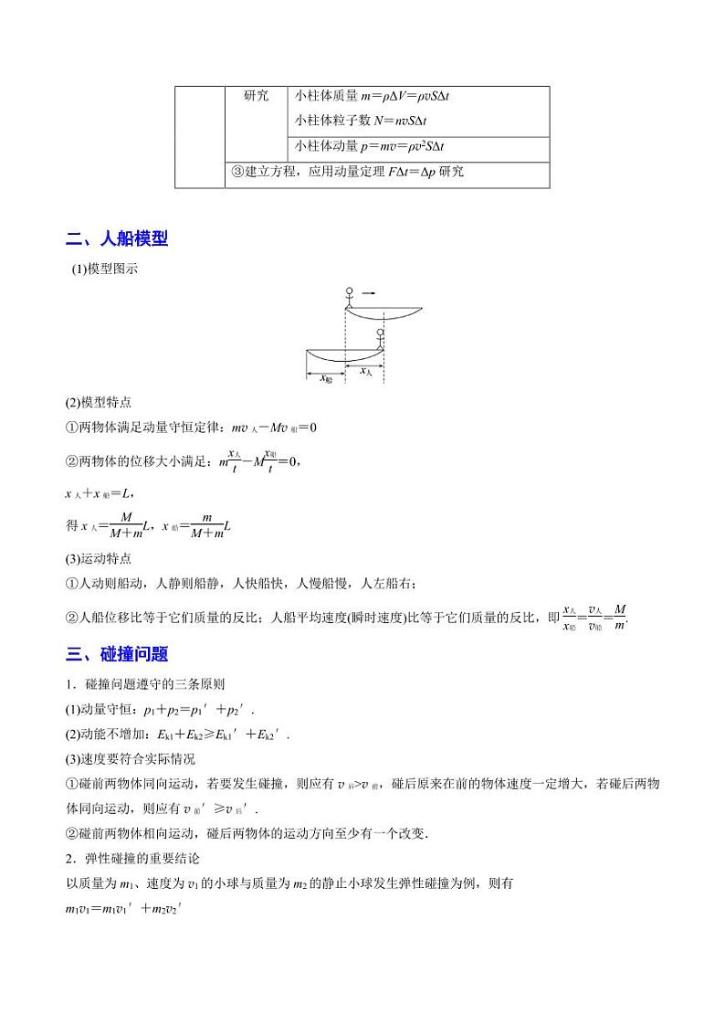 高考物理二轮复习《动量定理和动量守恒定律的综合应用》（原卷版+解析版）第3页