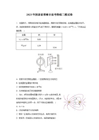 2023年陕西省渭南市高考物理二模试卷（含解析）