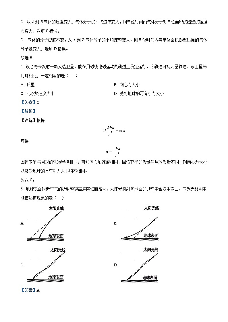 2023年高考真题——物理（江苏卷）（Word版附解析）第3页