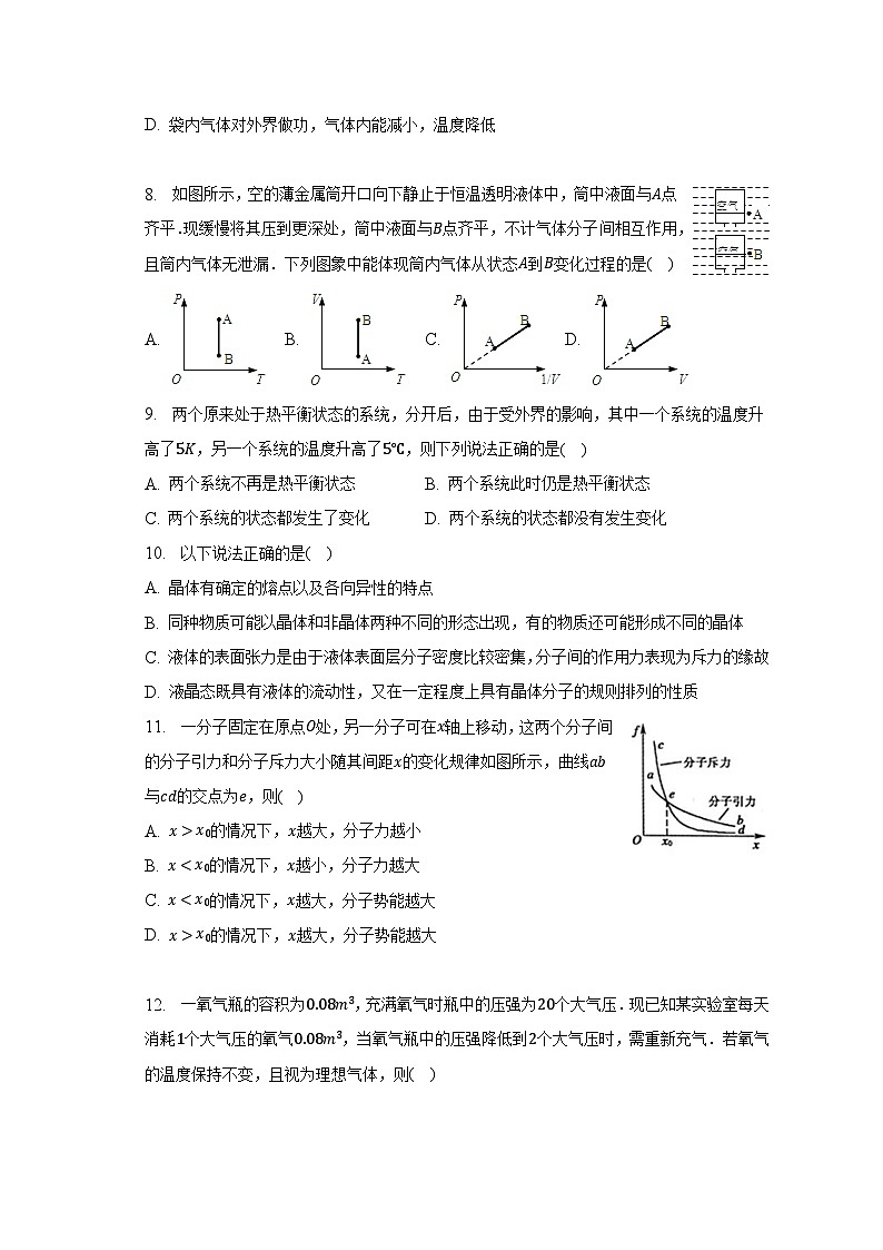 2022-2023学年重庆市市属中学高二（下）期中物理试卷（含解析）03