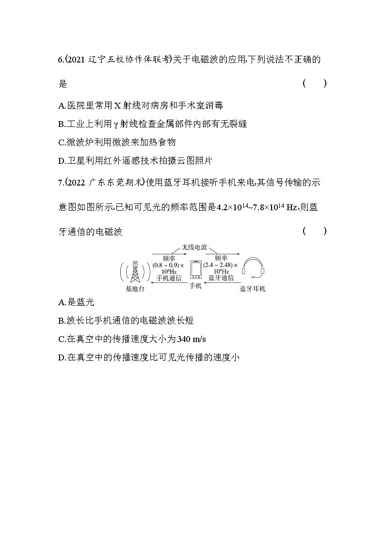 2024版高中同步新教材必修第三册（人教版）物理 第十三章 电磁感应与电磁波初步 4电磁波的发现及应用第3页