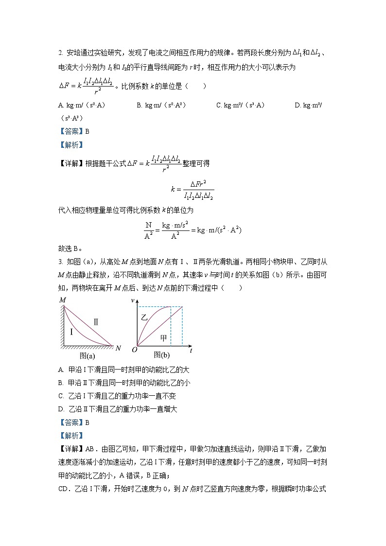 2023年高考真题——物理（辽宁卷） （解析版）02