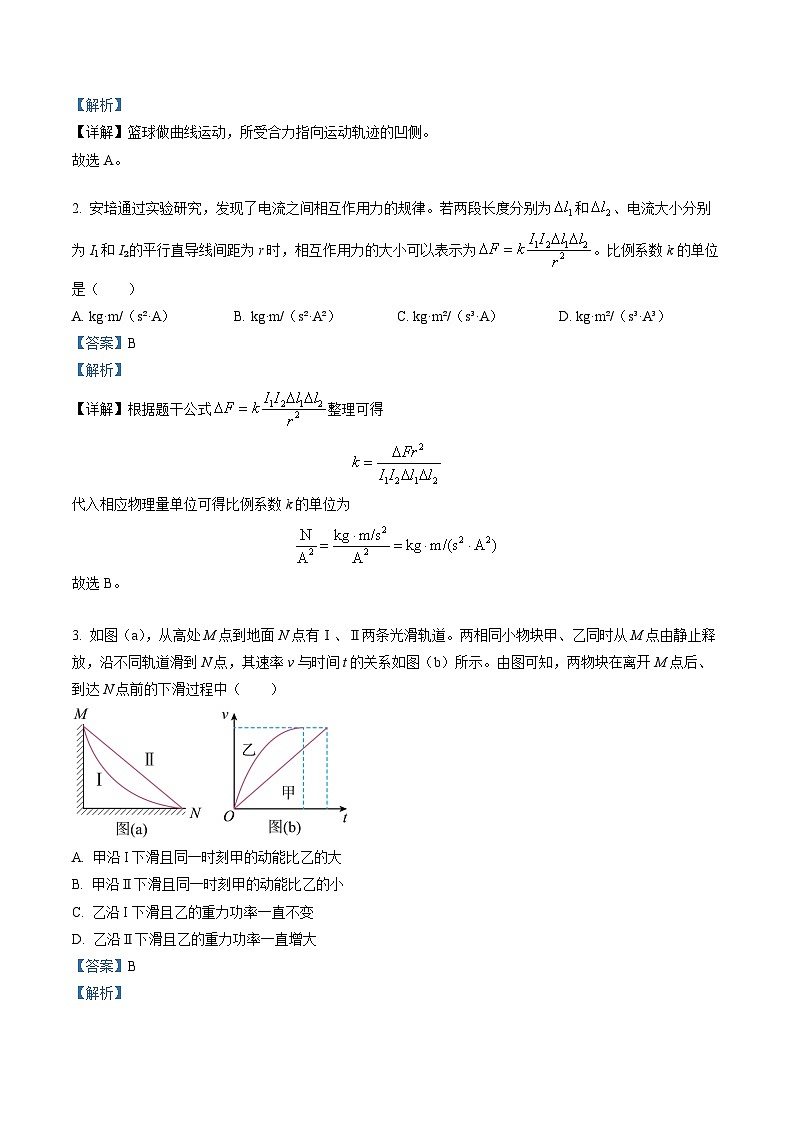 2023年新高考辽宁卷物理高考真题及答案解析02