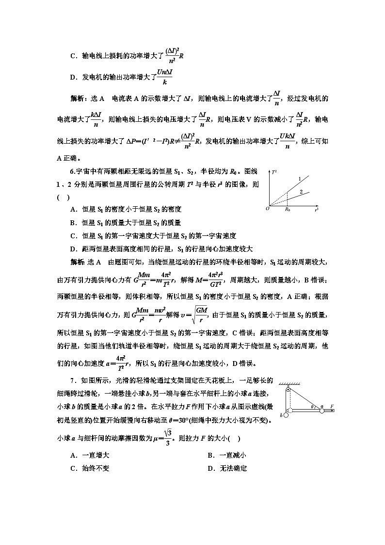 2024届高考物理复习一模考前热身卷(一)含答案03