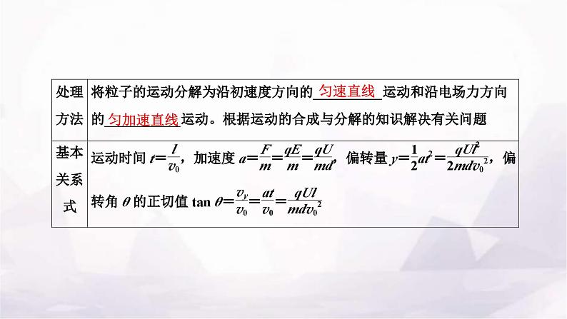 2024届高考物理一轮复习第七章静电场第3讲电容器带电粒子在电场中的运动课件第5页