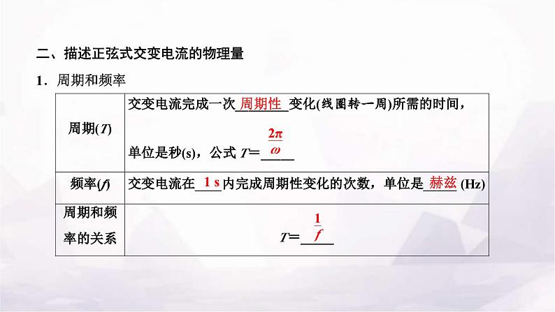 2024届高考物理一轮复习第十一章交变电流电磁振荡与电磁波传感器第1讲交变电流的产生及描述课件第4页