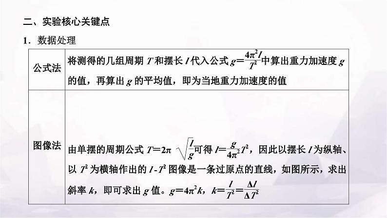 2024届高考物理一轮复习第十二章机械振动机械波第3讲实验：用单摆测量重力加速度的大小课件03