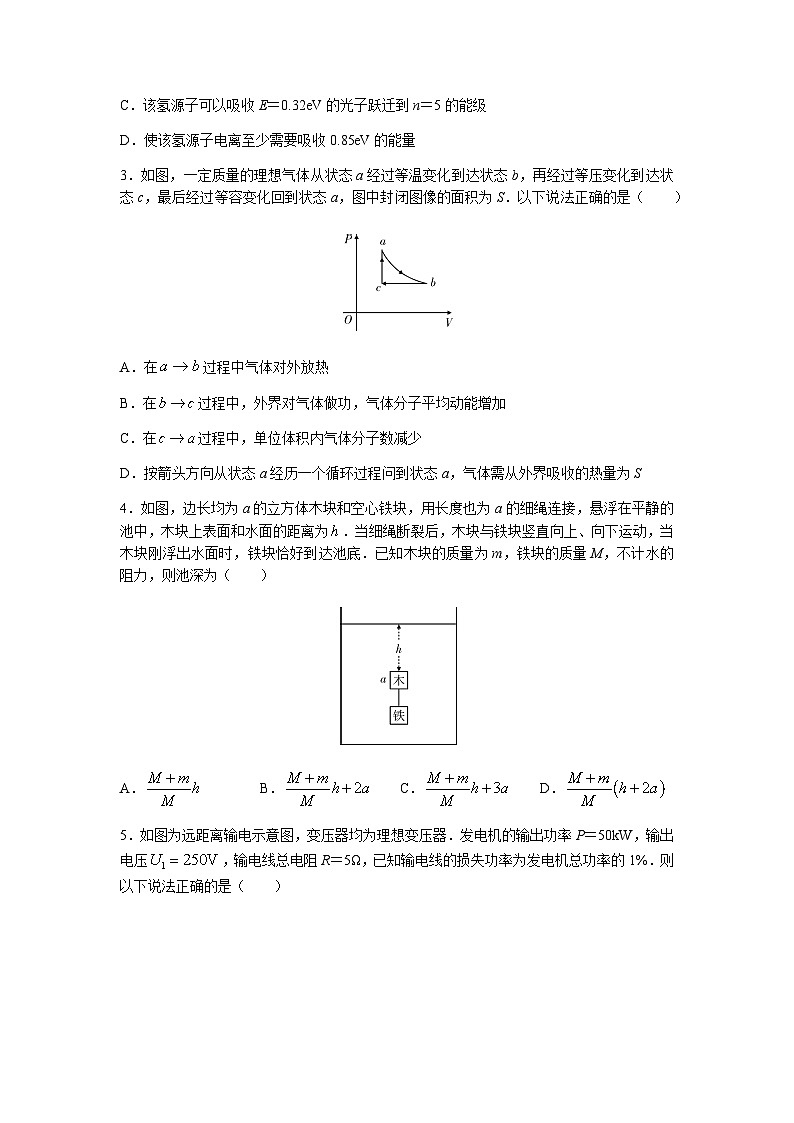 2022-2023学年湖北省武汉外国语学校等高中名校联盟高二下学期5月联合测评试题物理解析版02