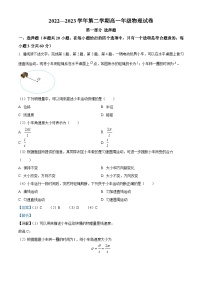 精品解析：北京市顺义区第二中学2022-2023学年高一下学期6月月考物理试题（解析版）