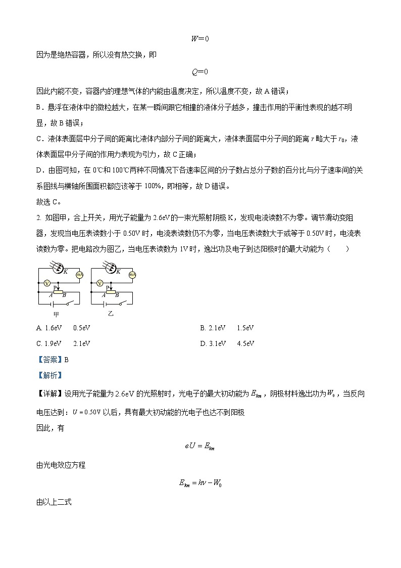 精品解析：辽宁省六校协作体2022-2023学年高二下学期6月月考物理试题（解析版）02