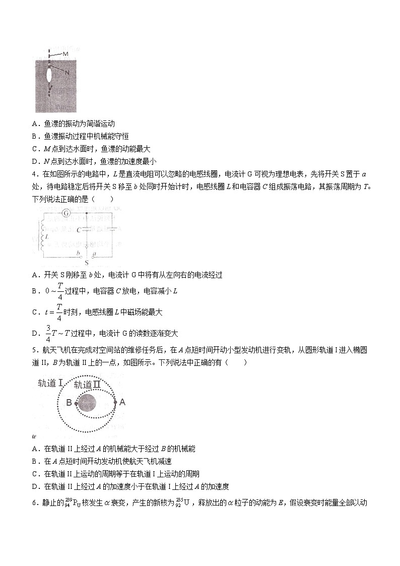 2023辽宁省实验中学高三下学期第五次模拟考试物理含答案第2页