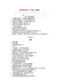 教科版 (2019)必修 第三册第三章 电磁场与电磁波初步1 磁场 磁感线达标测试