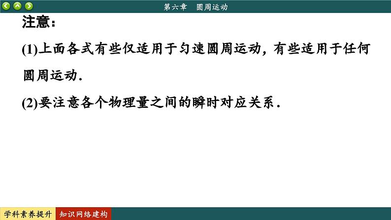 人教版物理必修2 第六章知识网络建构与学科素养提升（课件PPT）08