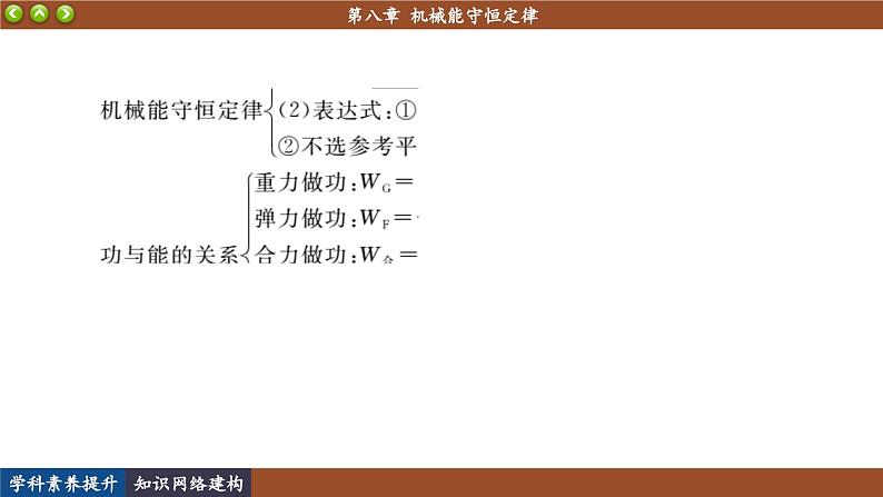 人教版物理必修2 第八章知识网络建构与学科素养提升（课件PPT）03