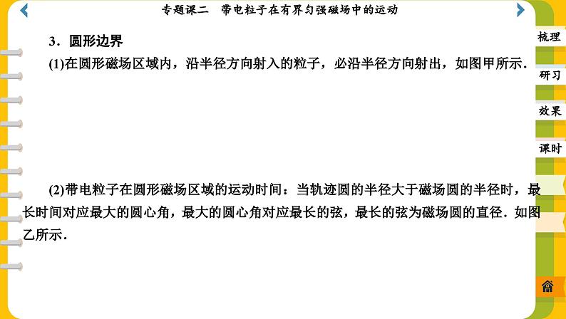 第一章 专题课二 带电粒子在有界匀强磁场中的运动（课件PPT）05