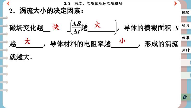 2.3 涡流、电磁阻尼和电磁驱动（课件PPT）07