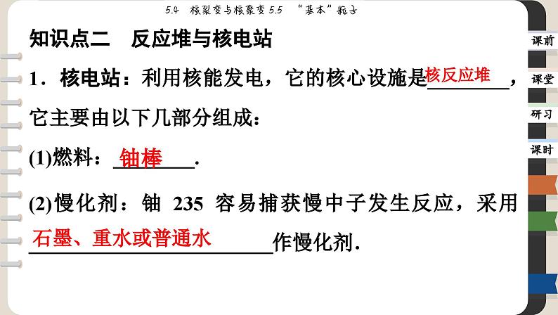 5.4 核裂变与核聚变 5.5 “基本”粒子（课件PPT）08