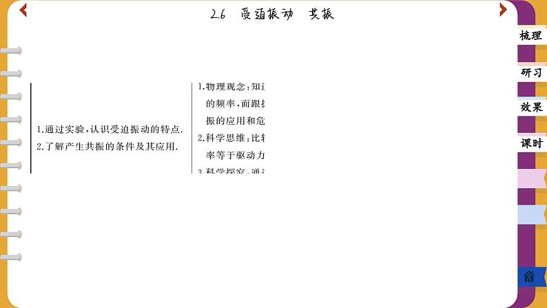 2.6 受迫振动 共振（课件PPT）02