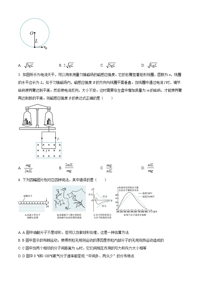 安徽省六校教育研究会2021-2022学年高二（下）期末联考物理试题无答案第2页