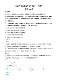 湖北省新高考协作体2022-2023学年高一物理下学期5月联考试题（Word版附解析）