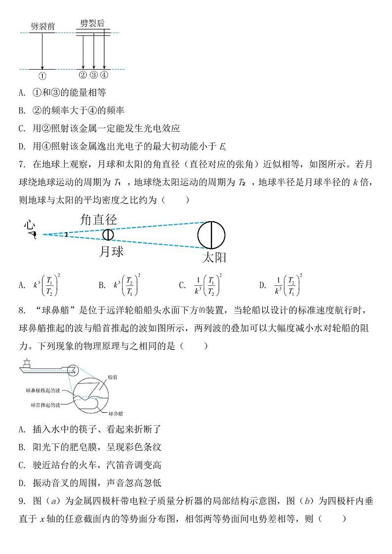 2023年高考辽宁物理真试卷【附真题答案】03