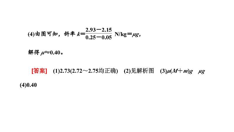 2023高考物理二轮总复习 专题微课6-2 物体动摩擦因数的测量 课件PPT06