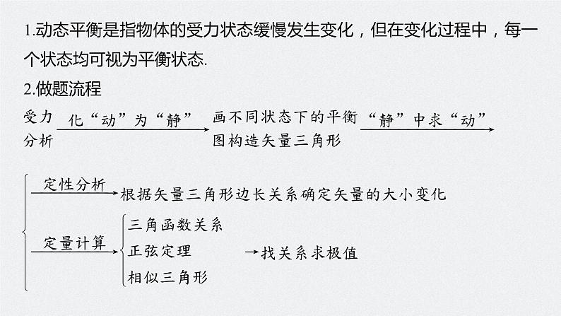 2024高考物理大一轮复习课件 第二章 专题强化三 动态平衡问题 平衡中的临界、极值问题第5页