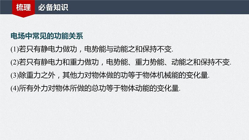 2024高考物理大一轮复习课件 第九章 专题强化十三 电场中功能关系及图像问题05