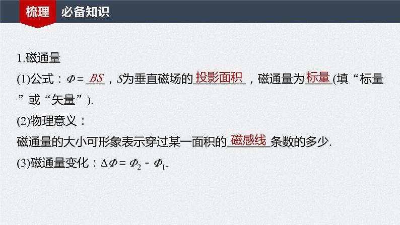 2024高考物理大一轮复习课件 第十二章 第1讲 电磁感应现象 楞次定律 实验：探究影响感应电流方向的因素06