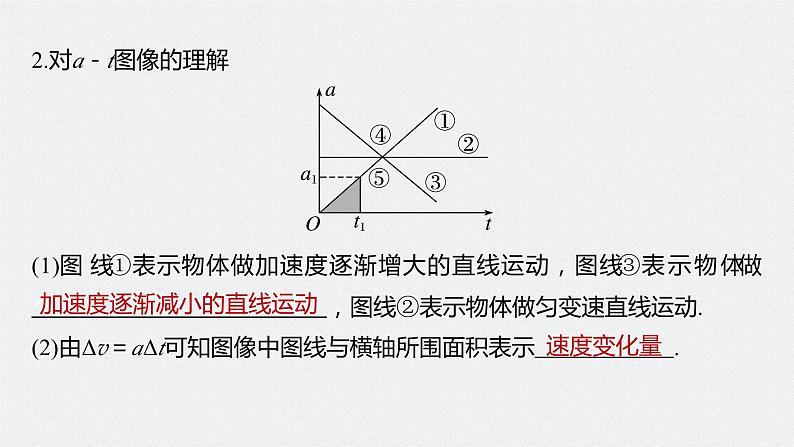 2024高考物理大一轮复习课件 第一章 专题强化一 运动图像问题07