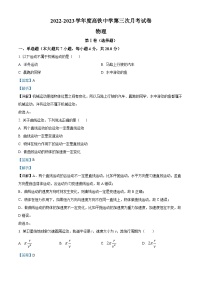 安徽省阜阳市临泉第一中学（高铁分校）2022-2023学年高一下学期第三次月考物理试题word版含解析