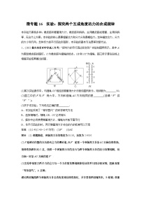 2023版高考物理总复习之加练半小时 第二章 微专题16 实验：探究两个互成角度的力的合成规律