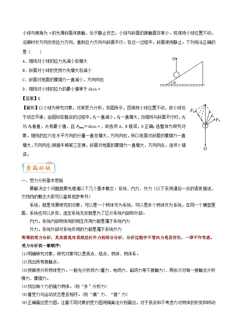 考向04 动态平衡＼临界问题-备战2022年高考物理一轮复习考点微专题第2页