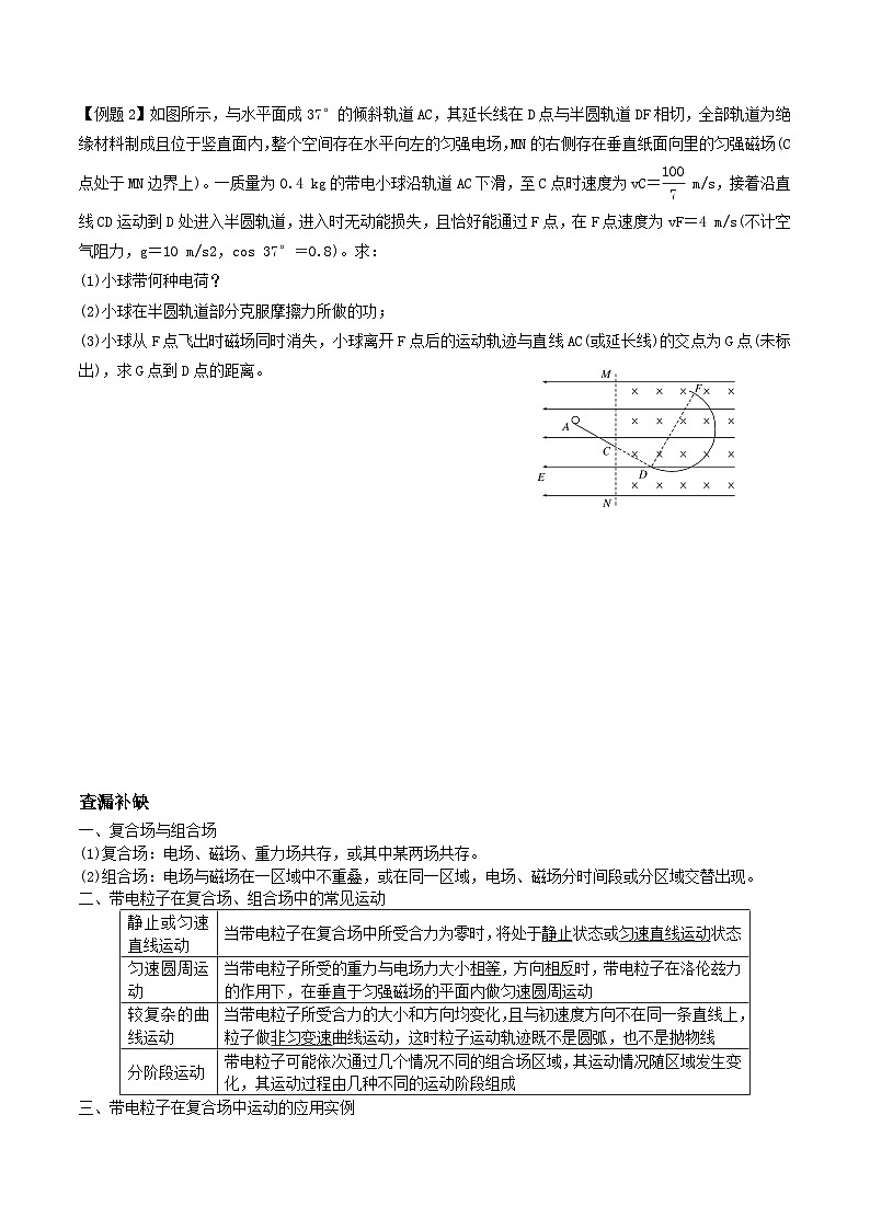 考向19 带电粒子在复合场运动-备战2022年高考物理一轮复习考点微专题第2页