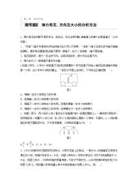 2021高考物理二轮复习 第二章 微专题8 弹力有无、方向及大小的分析方法