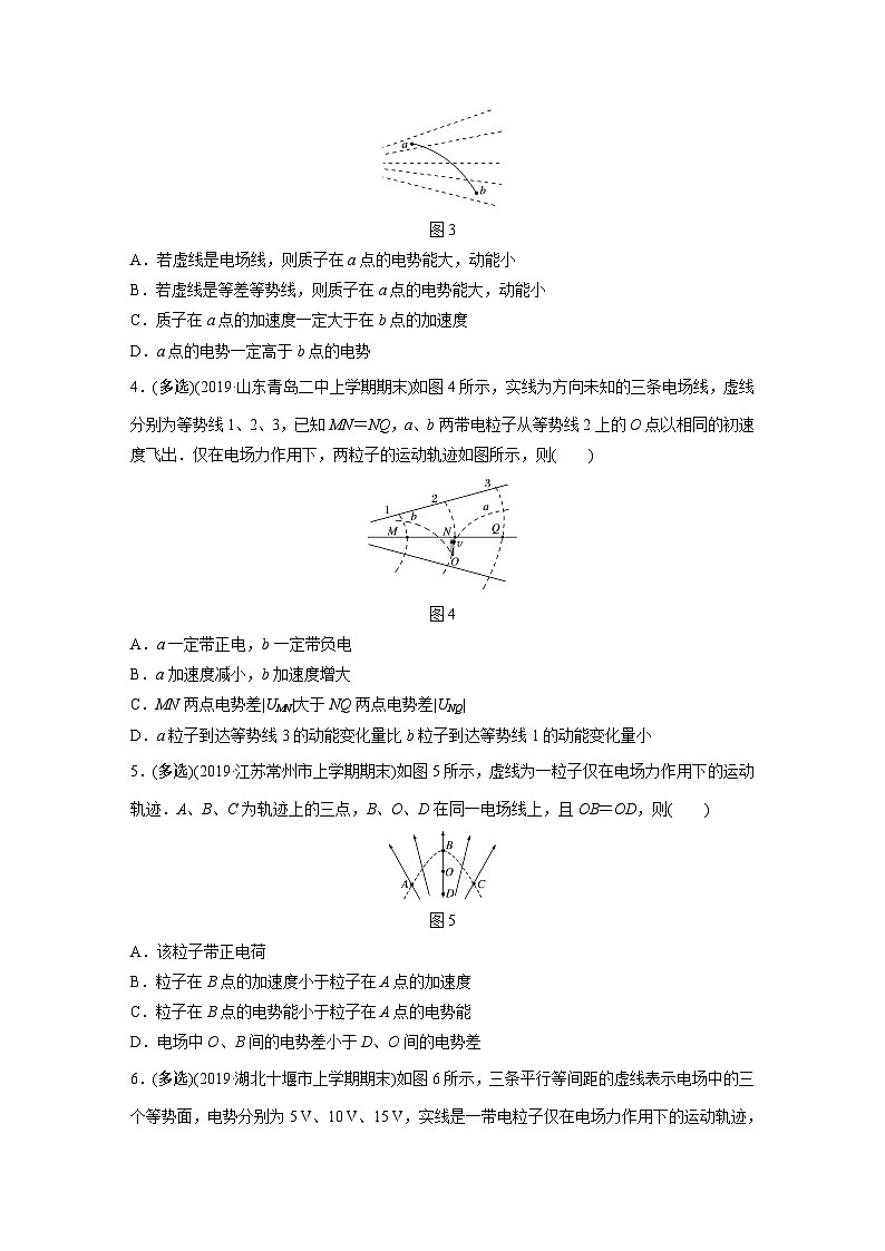2021高考物理二轮复习 第七章 微专题52 由“曲线运动轨迹特点”看“线——面——迹”问题第2页