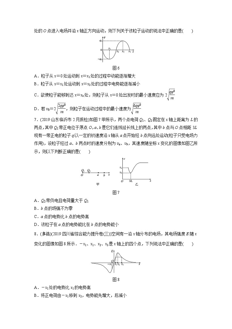 2021高考物理二轮复习 第七章 微专题53 挖掘“电场中图象”的隐藏信息第3页