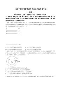 2023年新高考湖北卷物理高考真题