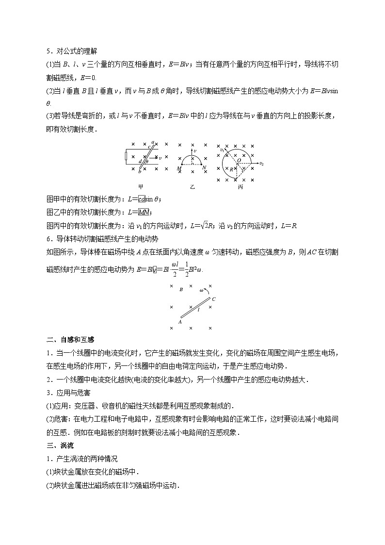 易错点23 法拉第电磁感应定律 自感和涡流-备战2022年高考物理典型易错题辨析与精练（原卷版）第2页