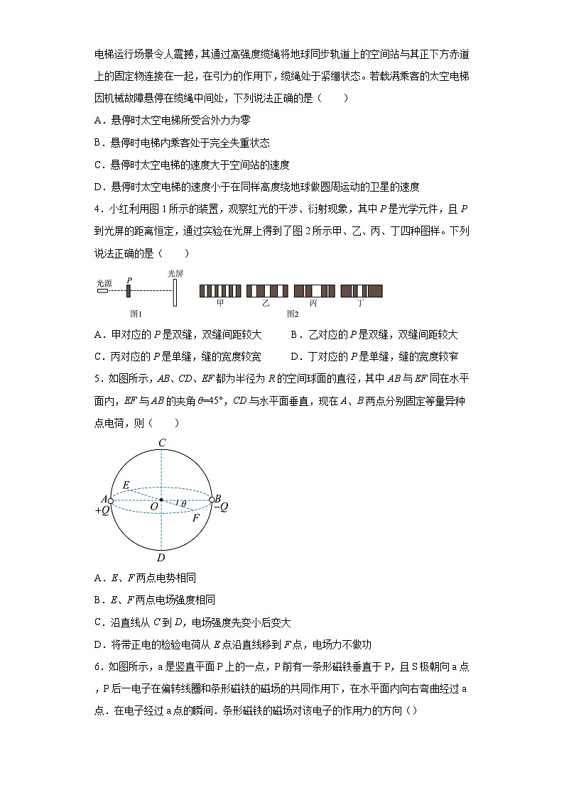 2023届广东省茂名市第一中学高三下学期三模物理试题（含解析）02