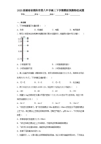 2023届湖南省衡阳市第八中学高三下学期模拟预测物理试题（含解析）