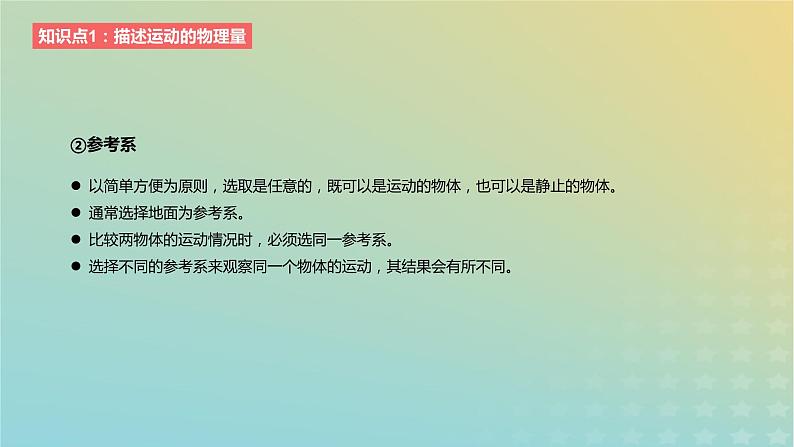 2024版高考物理一轮复习教材基础练第一章质点的直线运动第1讲运动的描述教学课件第3页