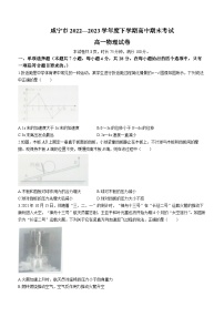 湖北省咸宁市2022-2023学年高一下学期期末物理试题