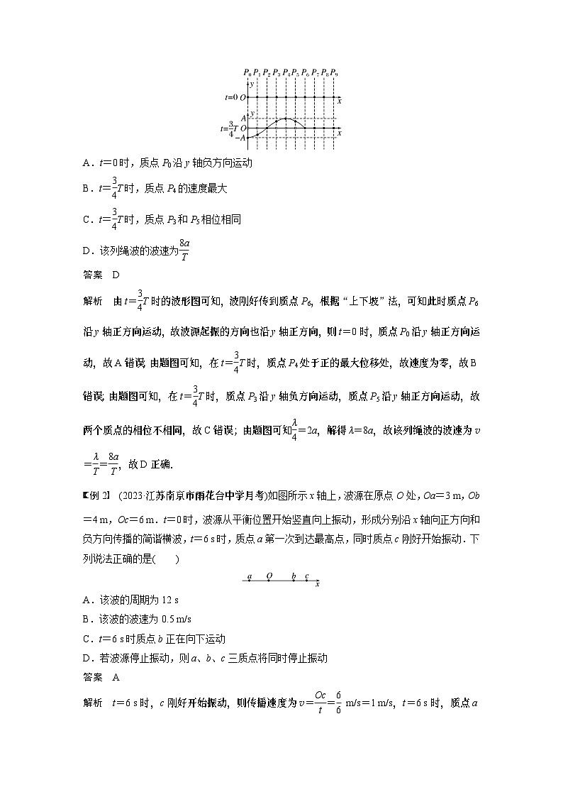 2024年高考物理一轮复习（新人教版） 第8章 第2讲　机械波 练习课件03