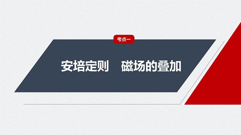 2024年高考物理一轮复习（新人教版） 第11章 第1讲　磁场及其对电流的作用 练习课件05