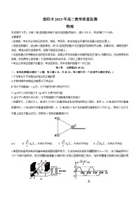 湖南省岳阳市2022-2023学年高二物理下学期期末教学质量监测试题（Word版附答案）