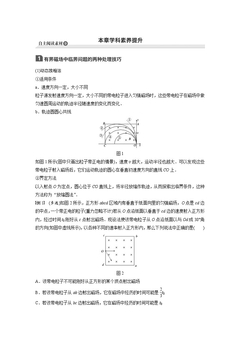 (新高考)高考物理一轮复习讲义 第9章 本章学科提升（含解析）01