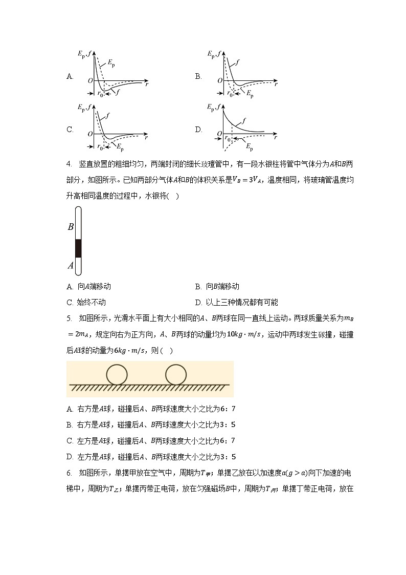 2022-2023学年河南省信阳重点中学高二(下)月考物理试卷（6月）（含解析）02