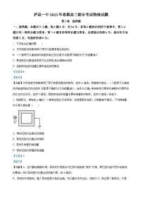 2023泸州泸县一中高二下学期期末物理试题含解析